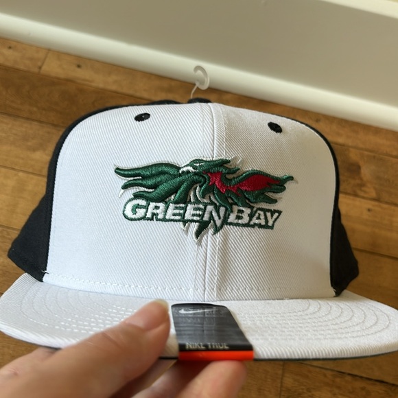UW-Green Bay Nike True Flat-Brimmed Hat - Picture 2 of 7